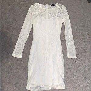 Hot Miami Styles Bodycon Long Sleeve Lace Dress